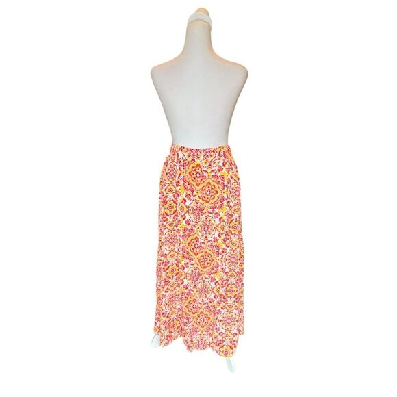 Torrid Floral Print Midi Maxi Skirt High Waist Multicolored Womens Size 0 Large - Picture 3 of 13